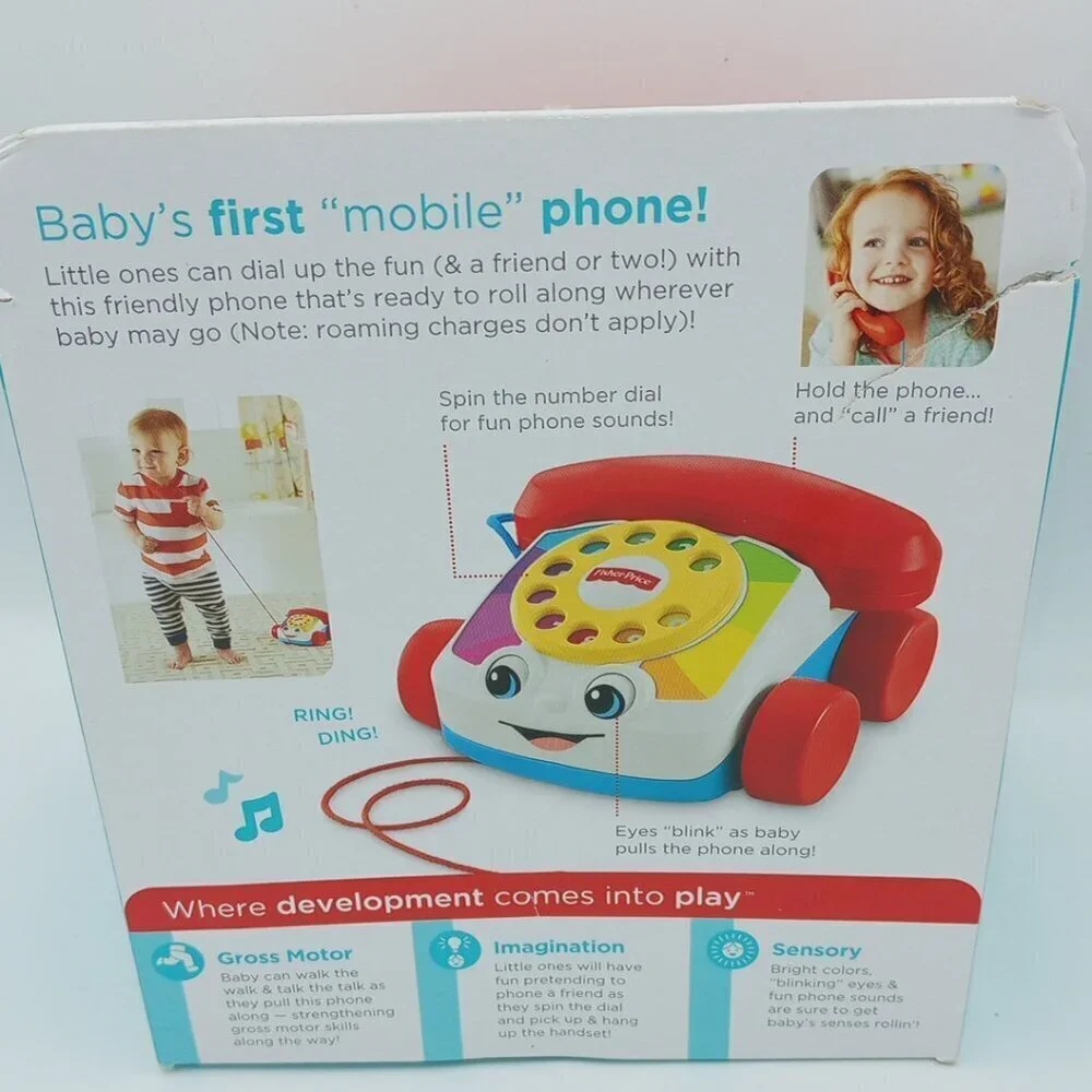 Fisher Price Pull Along Chatter Telephone - 12 Months+
